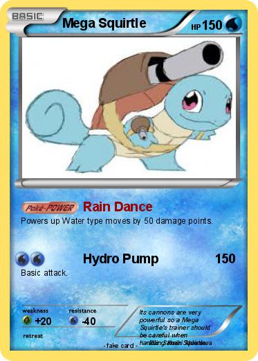 Pokemon Mega Squirtle