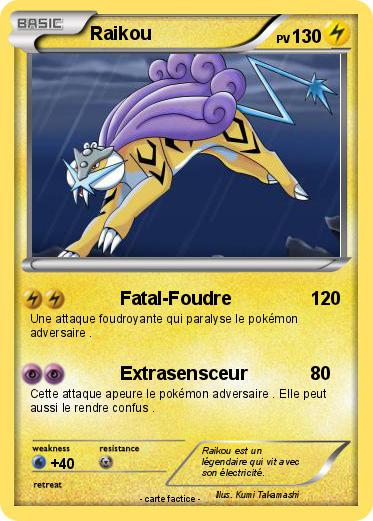 Pokemon Raikou