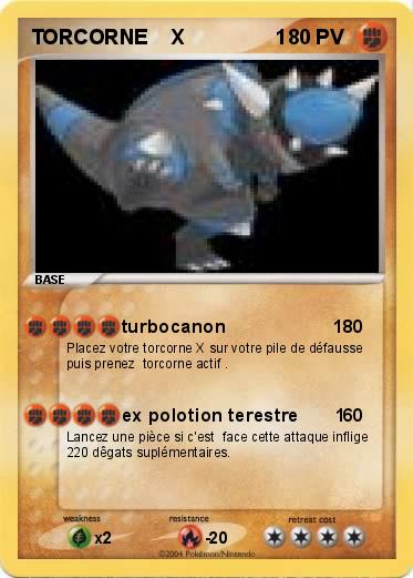 Pokemon TORCORNE    X                1