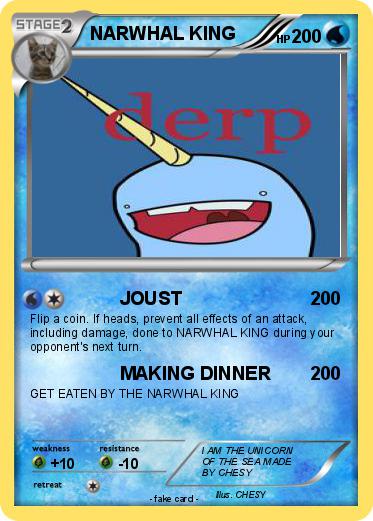 Pokemon NARWHAL KING