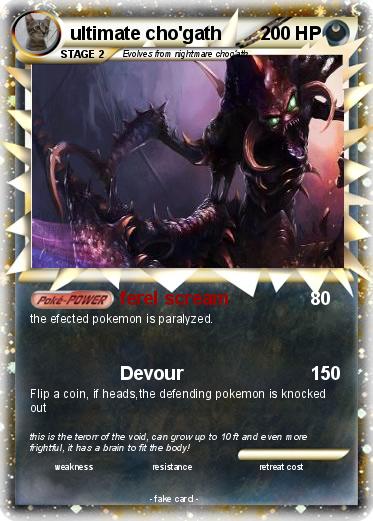 Pokemon ultimate cho'gath