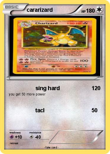 Pokemon cararizard