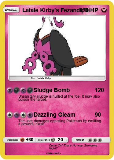 Pokemon Latale Kirby's Fezandipiti