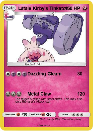 Pokemon Latale Kirby's Tinkaton