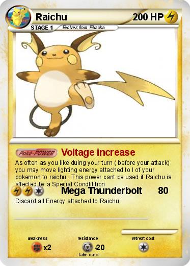 Pokemon Raichu