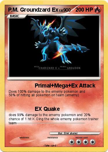 Pokemon P.M. Groundzard Ex