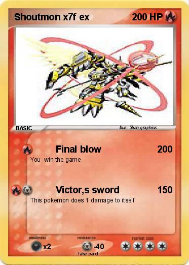 Pokemon Shoutmon x7f ex