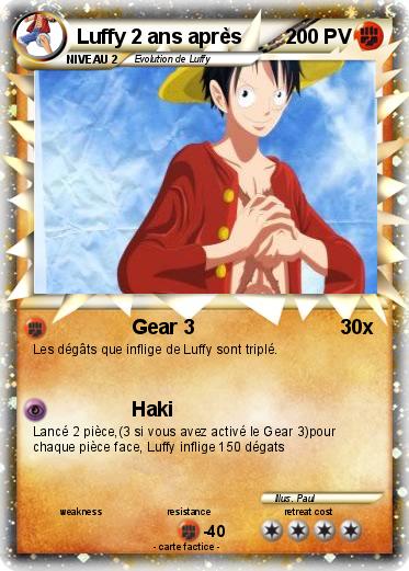 Pokemon Luffy 2 ans après