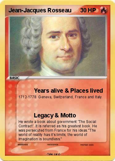 Pokemon Jean-Jacques Rosseau