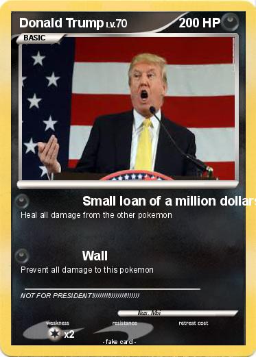 Pokemon Donald Trump