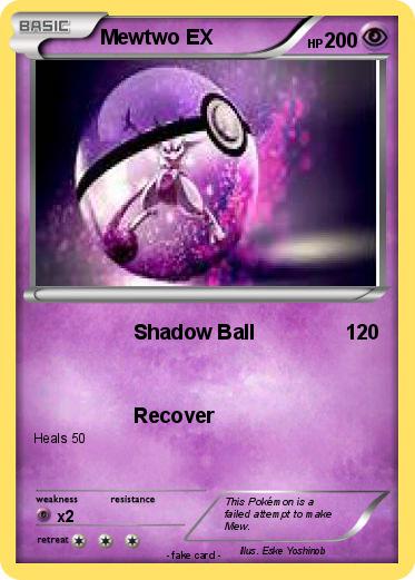 Pokemon Mewtwo EX