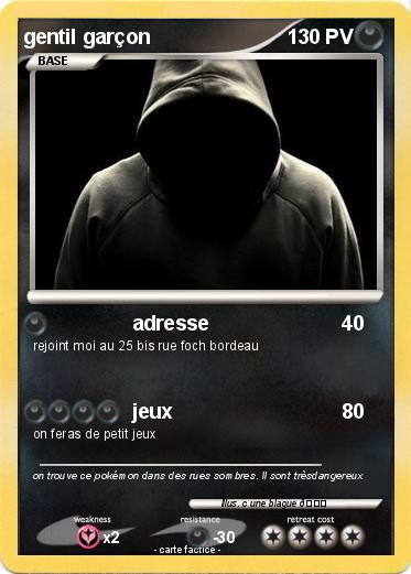 Pokemon gentil garçon