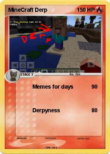 Pokemon MineCraft Derp