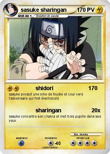 Pokemon sasuke sharingan