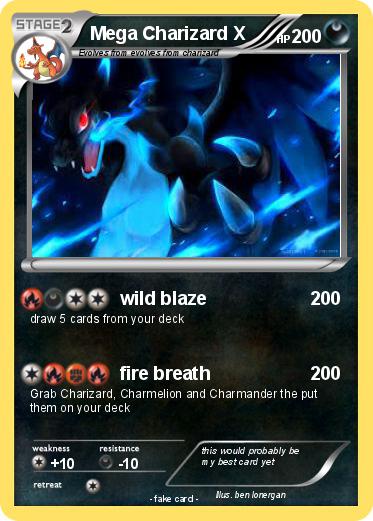 Pokemon Mega Charizard X