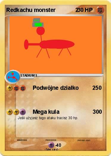 Pokemon Redkachu monster             2