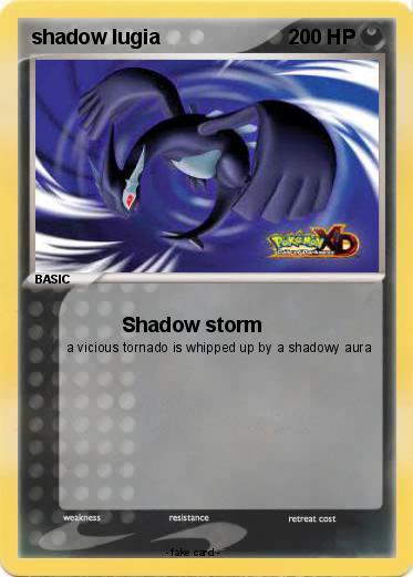 Pokemon shadow lugia
