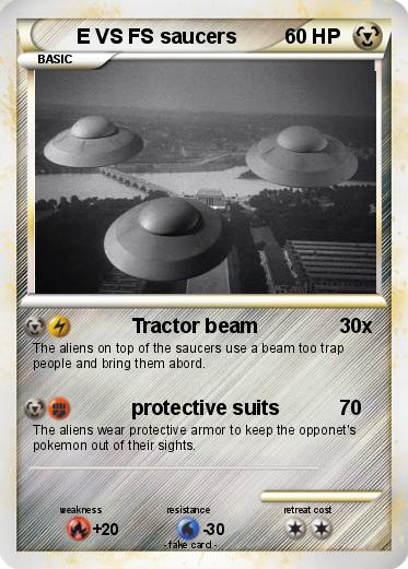 Pokemon E VS FS saucers