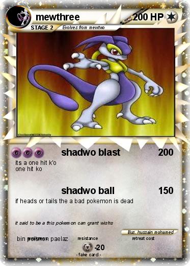 Pokemon mewthree