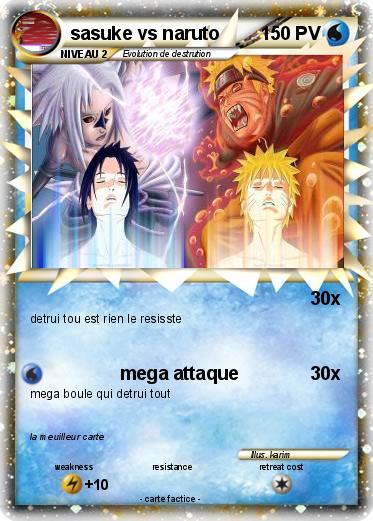Pokemon sasuke vs naruto