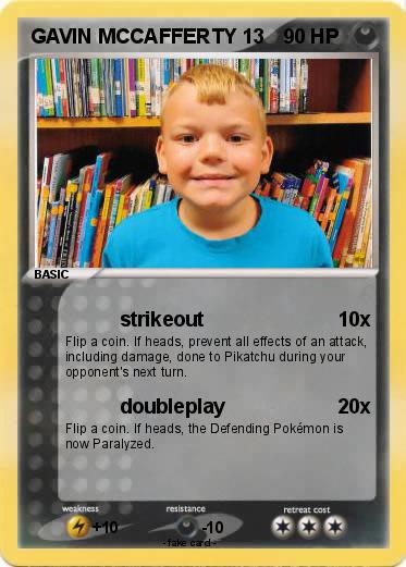 Pokemon GAVIN MCCAFFERTY 13