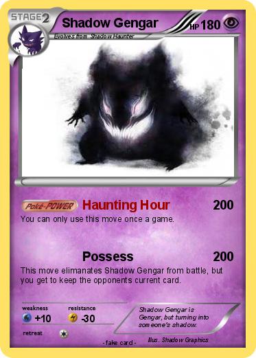 Pokemon Shadow Gengar