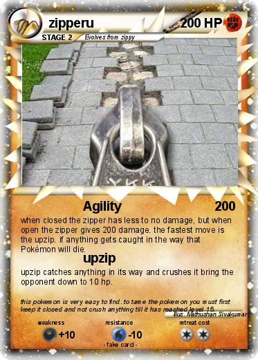 Pokemon zipperu