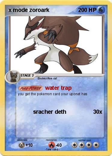 Pokemon x mode zoroark