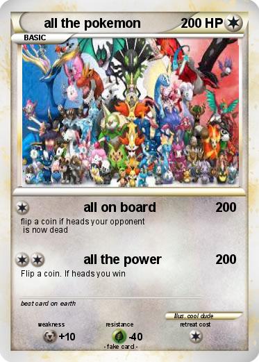 Pokemon all the pokemon