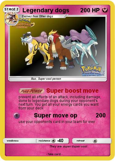 Pokemon Legendary dogs