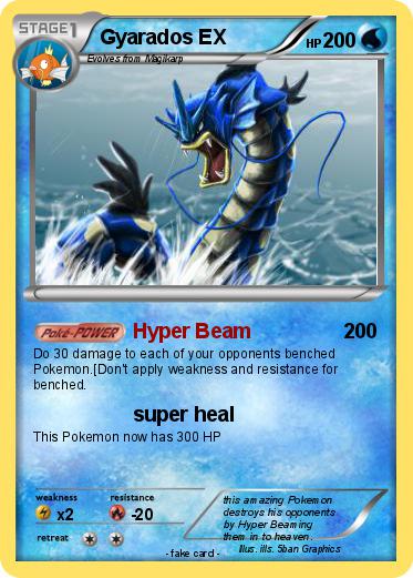 Pokemon Gyarados EX