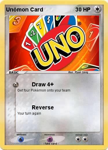 Pokemon Unòmon Card
