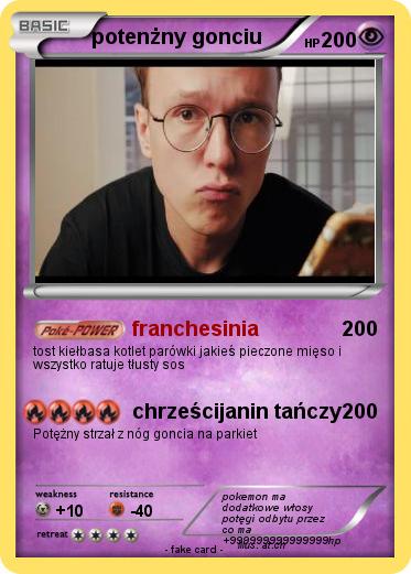 Pokemon potenżny gonciu