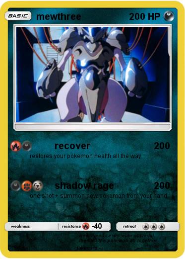 Pokemon mewthree