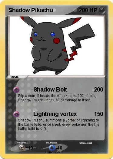Pokemon Shadow Pikachu