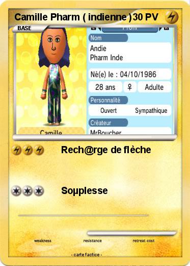 Pokemon Camille Pharm ( indienne )
