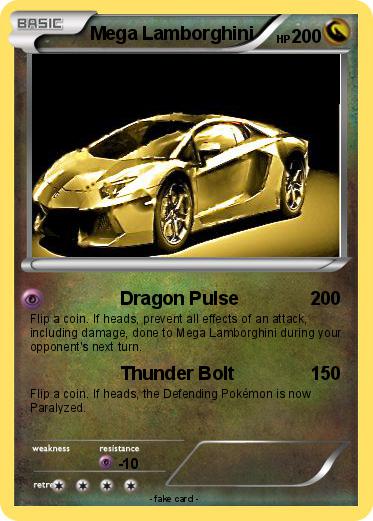 Pokemon Mega Lamborghini