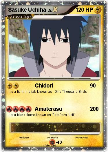 Pokemon Sasuke Uchiha