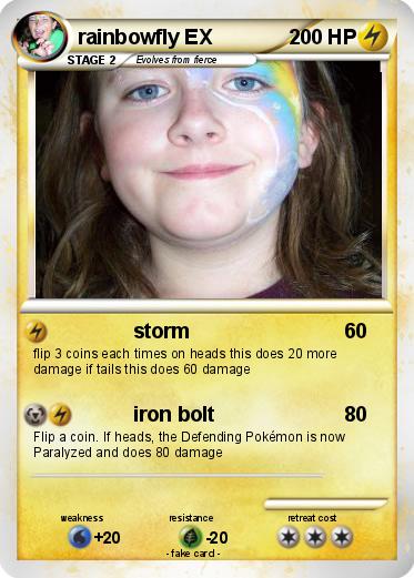 Pokemon rainbowfly EX