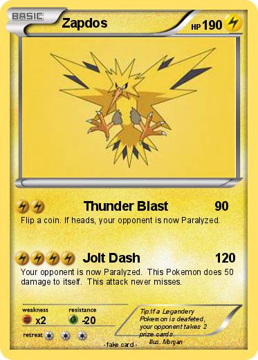 Pokemon Zapdos