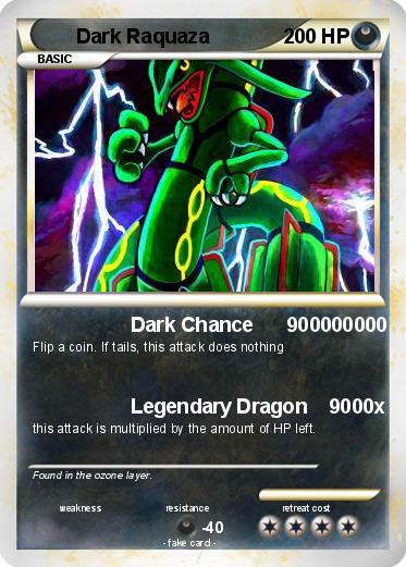 Pokemon Dark Raquaza