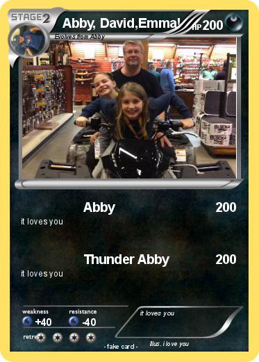 Pokemon Abby, David,Emma!
