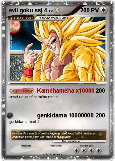 Pokemon evil goku ssj 4