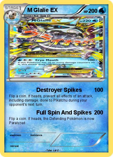 Pokemon M Glalie EX