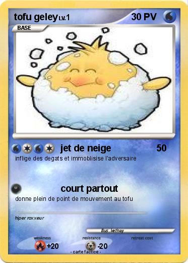 Pokemon tofu geley