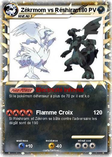 Pokemon Zékrmom vs Réshiram
