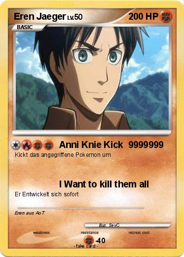 Pokemon Eren Jaeger