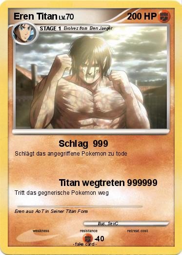 Pokemon Eren Titan