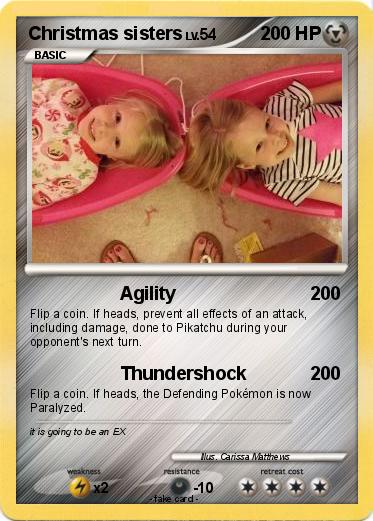 Pokemon Christmas sisters