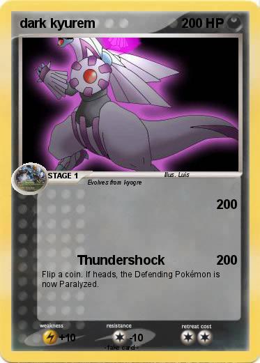 Pokemon dark kyurem